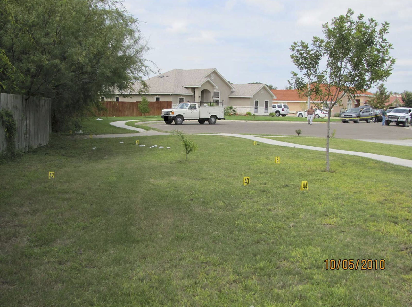 Mendez Shooting crime scene