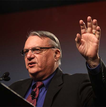 Maricopa County Sheriff Joe Arpaio sought a role in the Arizona counterterrorism site.